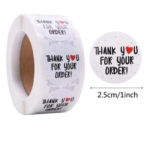 THANK Y💓U FOR YOUR ORDER STICKERS ▪︎500 pk